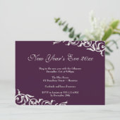 verzierte Feierlichkeiten zum Party der Dunkelpfla Einladung (Stehend Vorderseite)