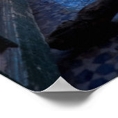 Verzierte Fensterdekoration Poster (Ecke)