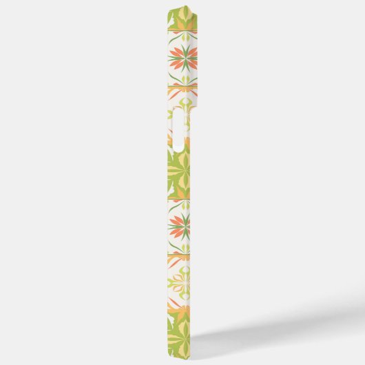 Verzierte Fliesen in grün und gelb Case-Mate iPhone Hülle (Rückseite / Rechts)