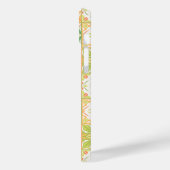 Verzierte Fliesen in grün und gelb Case-Mate iPhone Hülle (Rückseite / Links)