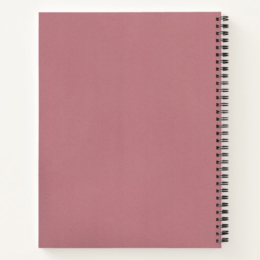 Verzierte Floating Bows Dankeschön Journal Notizblock (Rückseite)