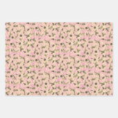 Verzierte Floating Bows Geschenkpapier Set (Vorderseite)