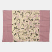 Verzierte Floating Bows Geschirrtuch (Horizontal)