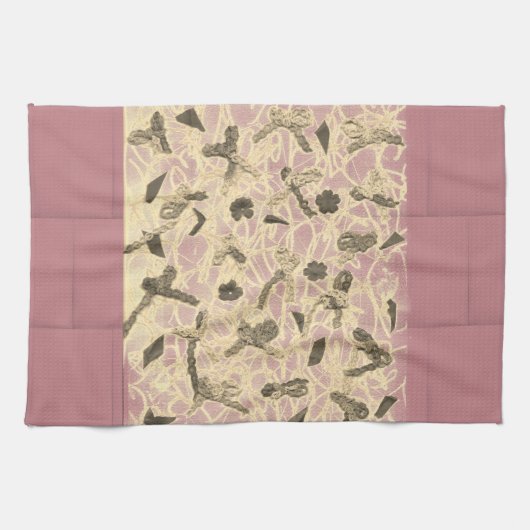 Verzierte Floating Bows Geschirrtuch (Horizontal)