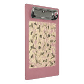 Verzierte Floating Bows Mini Klemmbrett (Schrägansicht)