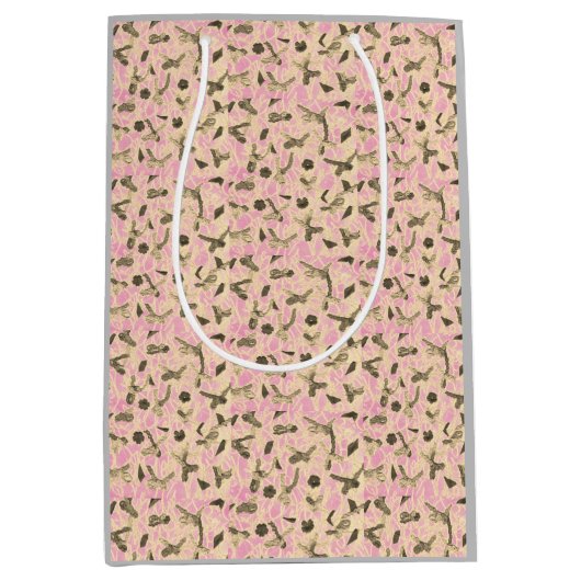 Verzierte Floating Bows Mittlere Geschenktüte (Vorderseite)