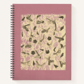 Verzierte Floating Bows Notizblock (Vorderseite)