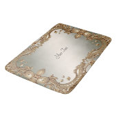 Verzierte Frame Bath Mat Badematte (Schrägansicht)