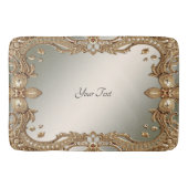 Verzierte Frame Bath Mat Badematte (Vorderseite)