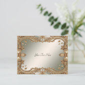 Verzierte Frame Postkarte (Stehend Vorderseite)