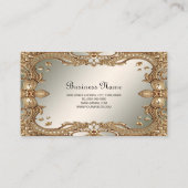 Verzierte Frame-Visitenkarte Visitenkarte (Rückseite)