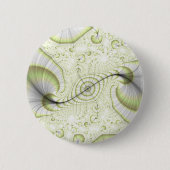 Verzierte Geschenke in weißer minimalistischer Aus Button (Vorderseite)