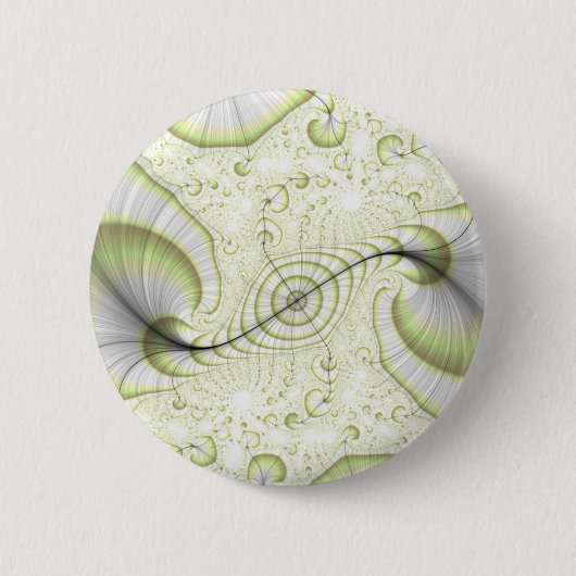 Verzierte Geschenke in weißer minimalistischer Aus Button (Vorderseite)