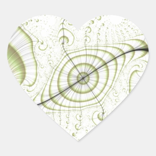 Verzierte Geschenke in weißer minimalistischer Aus Herz-Aufkleber (Vorderseite)