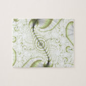 Verzierte Geschenke in weißer minimalistischer Aus Puzzle (Horizontal)