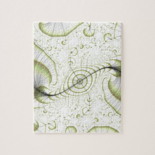 Verzierte Geschenke in weißer minimalistischer Aus Puzzle (Vertikal)