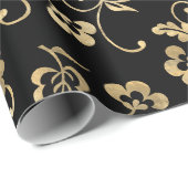 Verzierte Goldauflage Geschenkpapier (Rolleneckpunkt)
