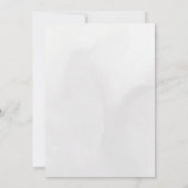 Verzierte Goldbrasse 50. Hochzeitstag Einladung (Rückseite)