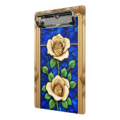 Verzierte Goldene Rose Mini Klemmbrett (Gewinkelt2)