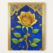 Verzierte Goldene Rose Planer (Rückseite)