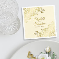 Verzierte Goldflorenfiligree Hochzeit