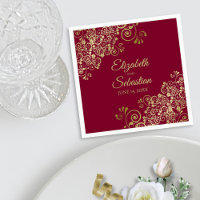 Verzierte Goldgräber Hochzeit in Burgund