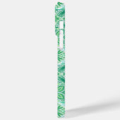 Verzierte grüne und weiße Fliesen Case-Mate iPhone Hülle (Rückseite / Links)