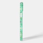 Verzierte grüne und weiße Fliesen Case-Mate iPhone Hülle (Rückseite / Rechts)