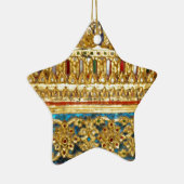 Verzierte Hand machte thailändische Keramiken in Keramik Ornament (Rechts)