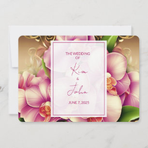 Verzierte Hochzeit Einladung