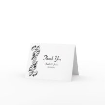 Verzierte Hochzeit mit Schwarz und Weiß