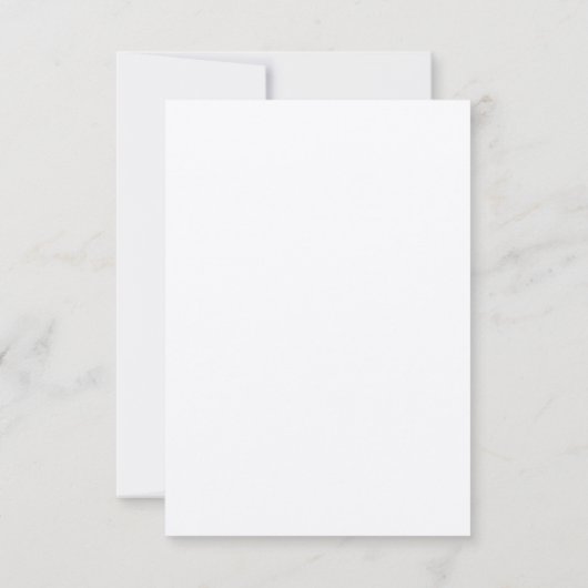 Verzierte Hochzeit mit Schwarz und Weiß Save The Date (Rückseite)