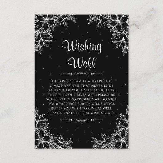 Verzierte Hochzeit wünschend gut Begleitkarte (Vorderseite)