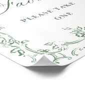 Verzierte Hochzeiten der Renaissance Poster (Ecke)