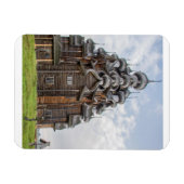 Verzierte Holzkirche, Russland Magnet (Horizontal)