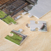 Verzierte Holzkirche, Russland Puzzle (Seite)