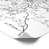 Verzierte Horned Frogs-Färbungsseite Poster (Ecke)