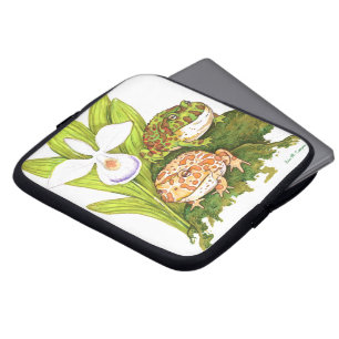Verzierte Hornfrosche Laptopschutzhülle