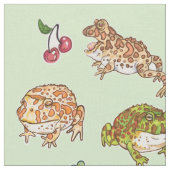 Verzierte Hornfrosche Stoff (Nahaufnahme)