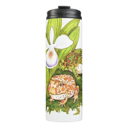 Verzierte Hornfrosche Thermosbecher (Vorderseite)