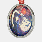 Verzierte Imitate aus Glas Ornament Aus Metall (Links)