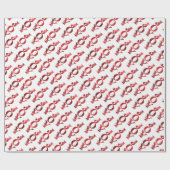 Verzierte Imitate verschmäht JOY Christmas Holiday Geschenkpapier (Flach)