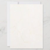 Verzierte islamische Goldhochzeit Einladung (Rückseite)