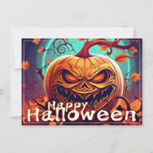 Verzierte Jack-o-Lantern-Gedrehter-Ast-Halloween
