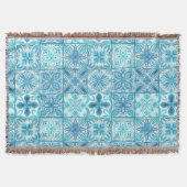 Verzierte Kacheln in Blau und Weiß Decke (Vorderseite)