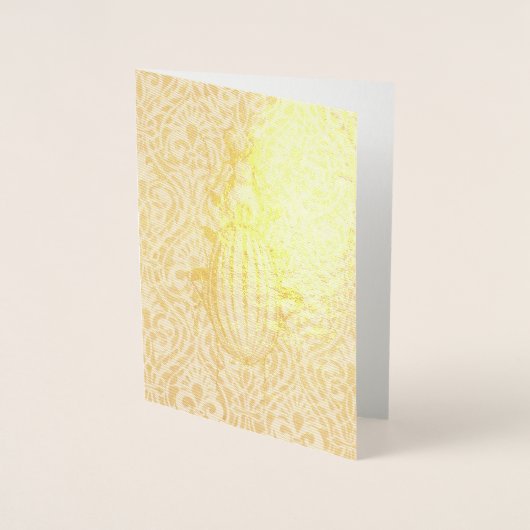 Verzierte Käferspitze I Folienkarte (Vorderseite)