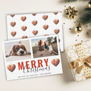 Verzierte Kekse Frohe Weihnachten Familie 2 Foto