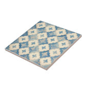 Verzierte Keramik in Blau und Beige Fliese (Seite)