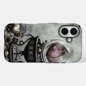 Verzierte Lila Kristallkugel- und Hexenkunstwaren Case-Mate iPhone Hülle (Rückseite (Horizontal))