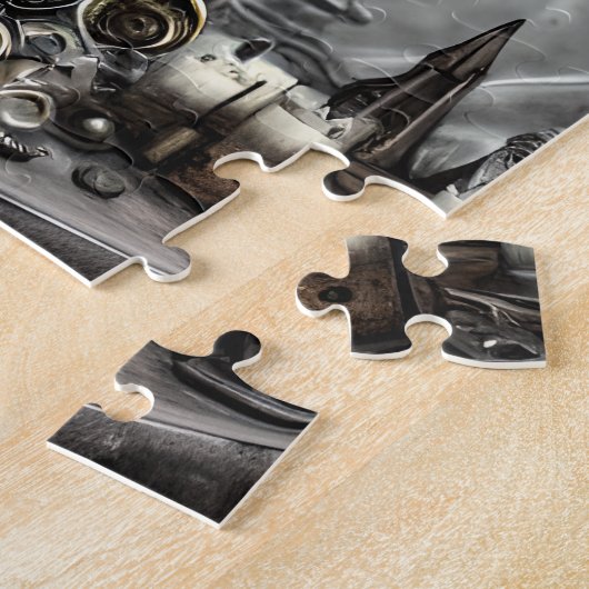 Verzierte Lila Kristallkugel- und Hexenkunstwaren Puzzle (Seite)